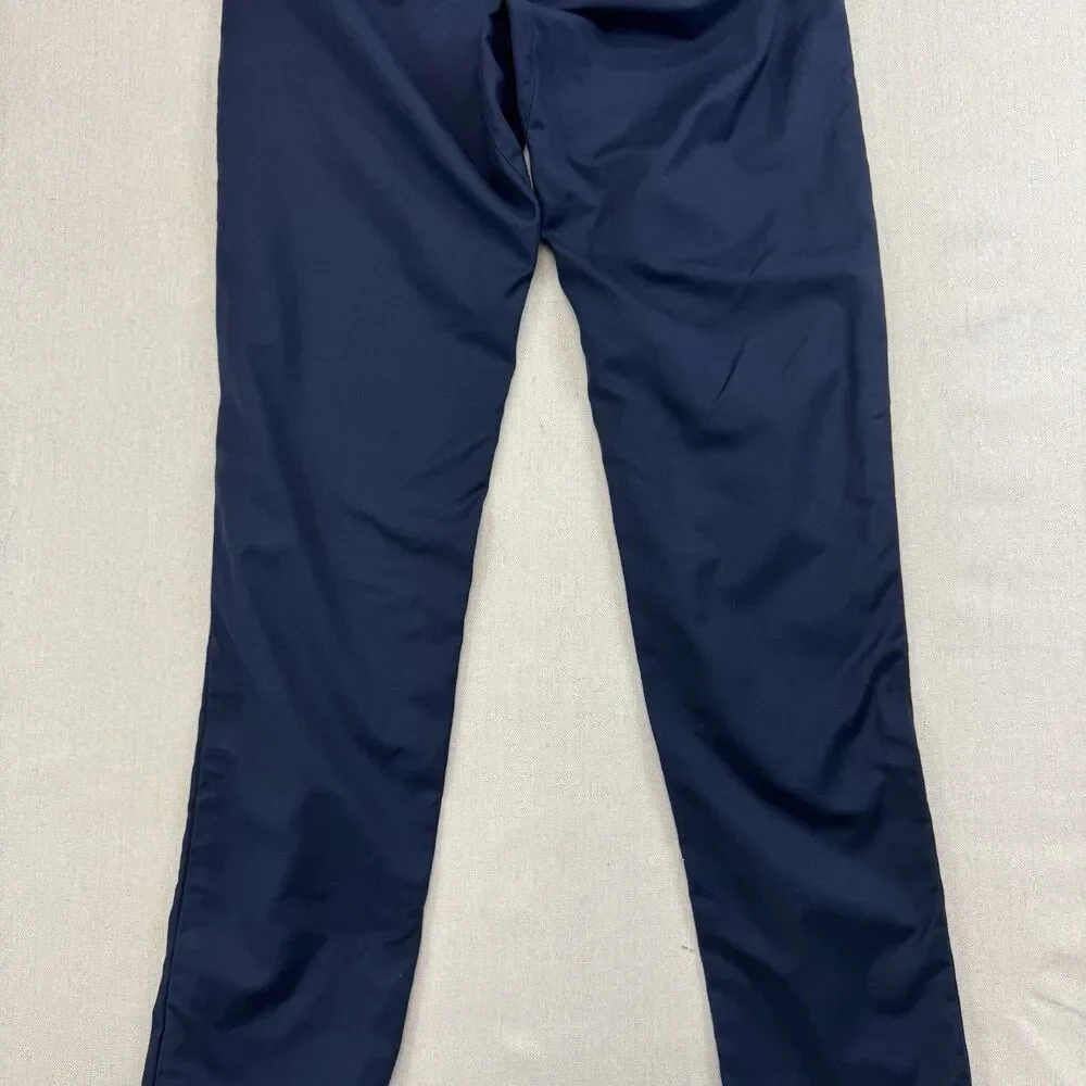 Lululemon Commission Pants Mens 28x32 Slim Navy Ventlight Performance Golf Smart